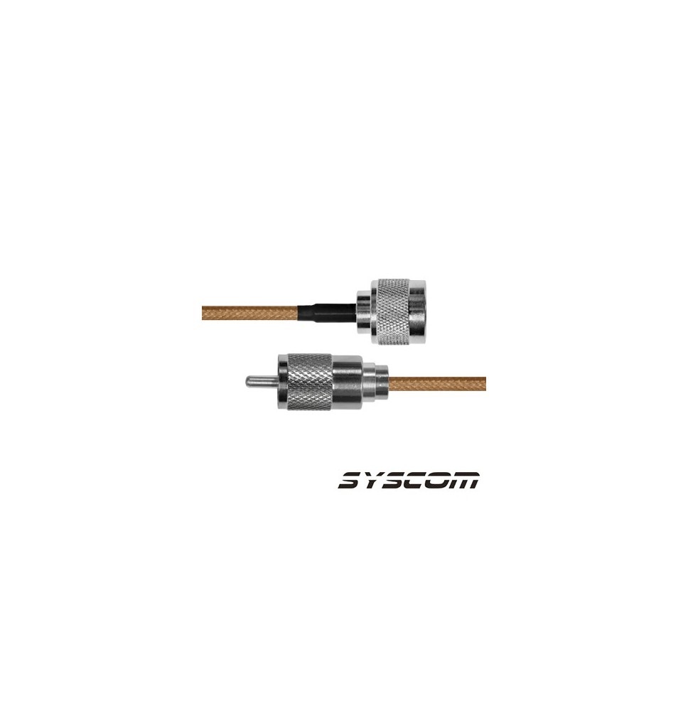 EPCOM INDUSTRIAL SN142UHF110 SN-142-UHF-110 Cable Coaxial RG-142/U de 110 cm con cone