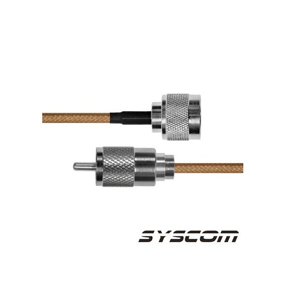 EPCOM INDUSTRIAL SN142UHF110 SN-142-UHF-110 Cable Coaxial RG-142/U de 110 cm con cone