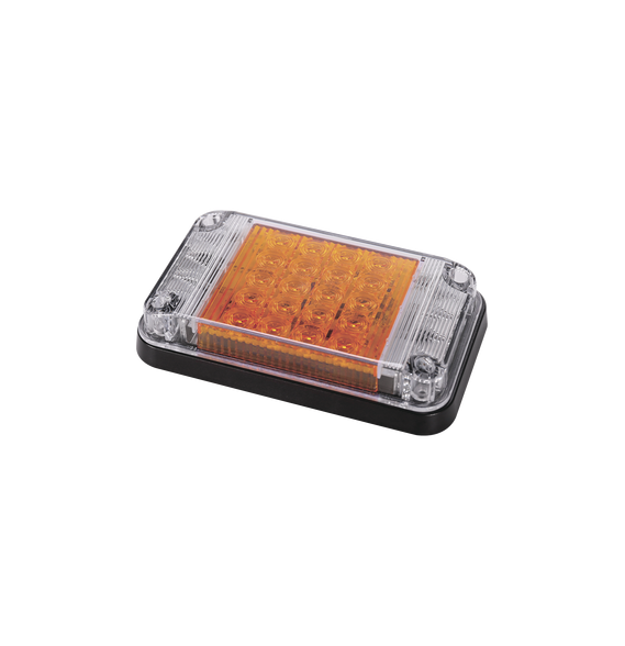 EPCOM INDUSTRIAL SIGNALING XLTE2345A XLTE2345A Luz de Advertencia de 7X4  Color Ámbar