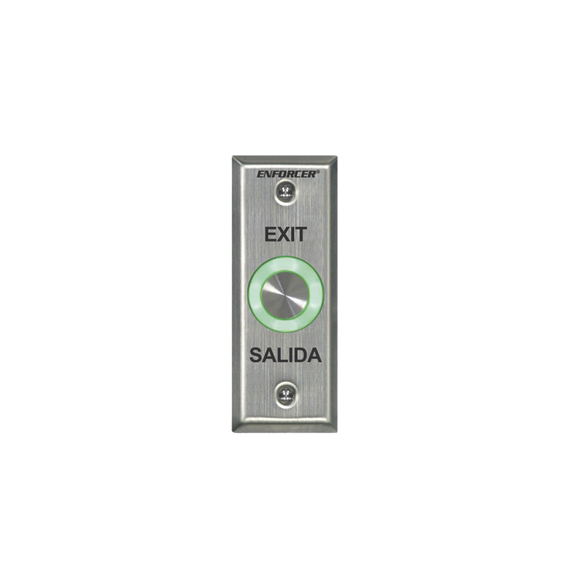 ENFORCER SECOLARM SD6176SS1Q SD6176SS1Q Botón de salida con aro iluminado color verde