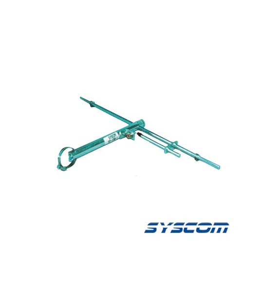 Syscom SD4001 SD-4001 Antena Base UHF de 1 Dipolos rango de frecuencia 406 -430 MHz.