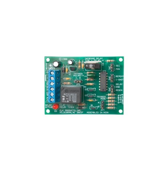 ELK PRODUCTS ELK960 ELK960 Relevador con Temporizador / 3-60 Seg o 3-60 Min