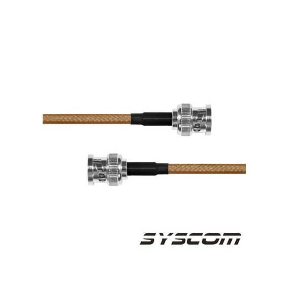 EPCOM INDUSTRIAL SBNC142BNC60 SBNC-142-BNC-60 Jumper con Cable RG-142/U de 60 cm con