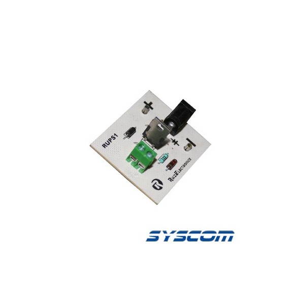 Syscom RUPS1 RUPS1 Cargador de Batería con Fuente de Respaldo para Batería WP1.212.