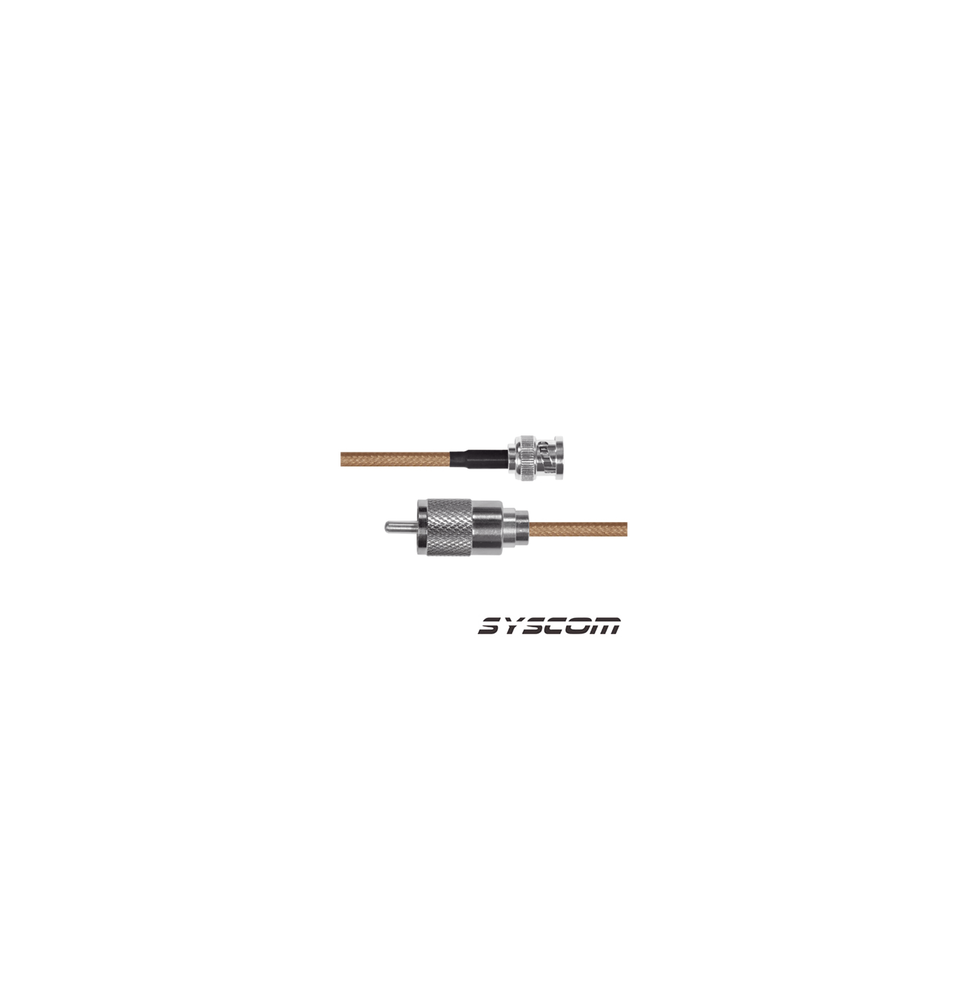 EPCOM INDUSTRIAL SBNC142UHF60 SBNC-142-UHF-60 Cable RG-142/U con conectores BNC Macho