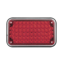 EPCOM INDUSTRIAL SIGNALING XLTE595R XLTE595-R Luz de Advertencia de 6X4  Color Rojo I