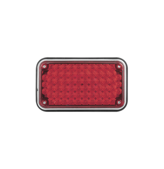 EPCOM INDUSTRIAL SIGNALING XLTE595R XLTE595-R Luz de Advertencia de 6X4  Color Rojo I