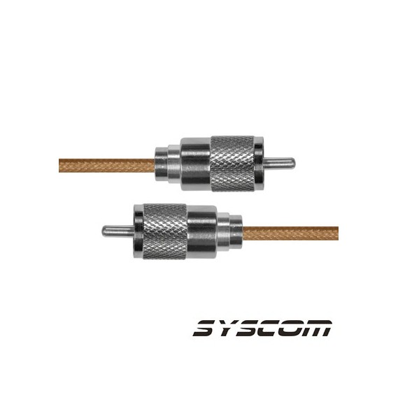 EPCOM INDUSTRIAL SUHF142UHF30 SUHF-142-UHF-30 Cable Coaxial RG-142/U de 30 cm con con