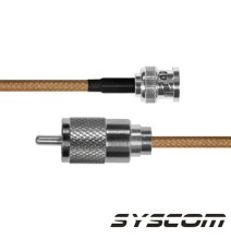 EPCOM INDUSTRIAL SBNC142UHF30 SBNC-142-UHF-30 (1 pza) Jumper con cable RG142 conector