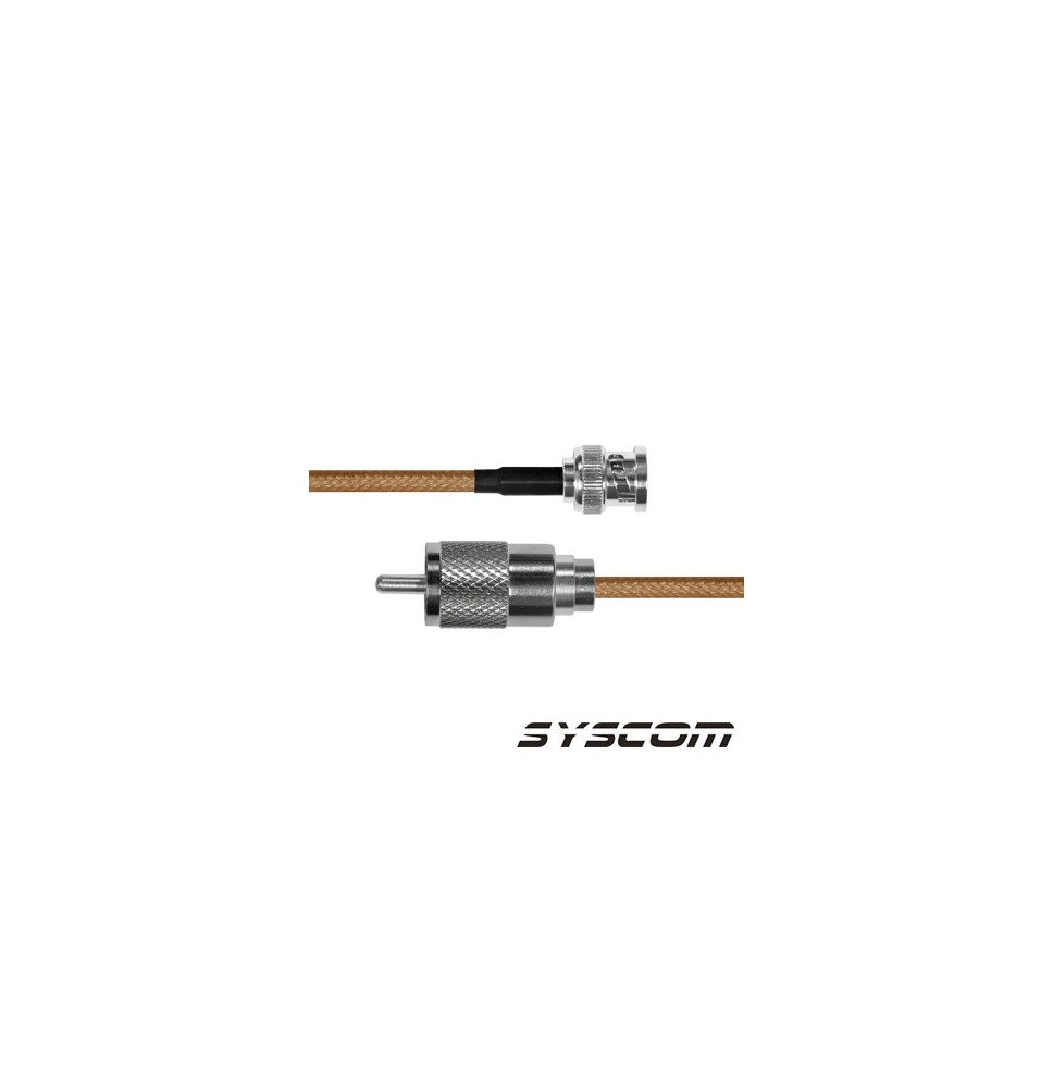 EPCOM INDUSTRIAL SBNC142UHF30 SBNC-142-UHF-30 (1 pza) Jumper con cable RG142 conector