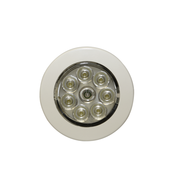 ECCO EW0220 EW0220 Mini luz de cortesía circular con bisel blanco de 2.8 pulgadas 50