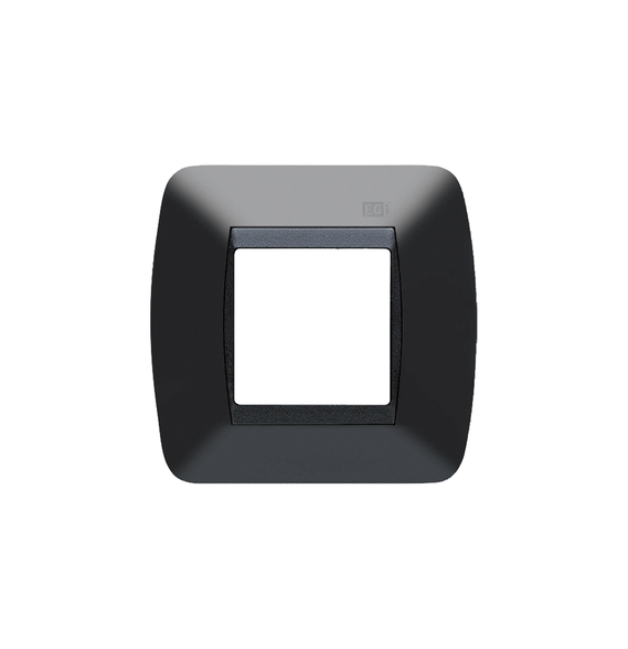 EGI AUDIO SOLUTION 1801NE 1801/NE Embellecedor EGI 1 Modulo Para Caja Universal. Negr