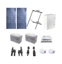 EPCOM POWERLINE PL1224G2R PL-1224G-2R Kit Solar de 28 W con PoE Pasivo 24 Vcc para 2