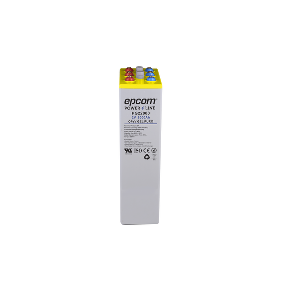 EPCOM POWERLINE PG22000 PG22000 Batería de GEL PURO OPzV / 2 V @ 2 000 Ah / Ciclo pro