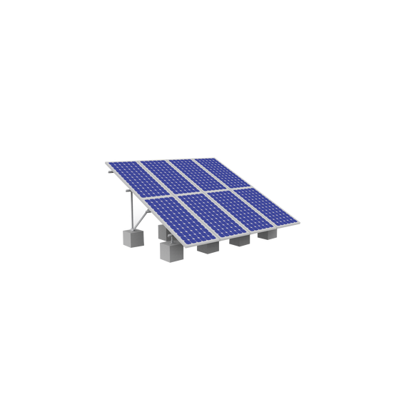 EPCOM POWERLINE EPLGM012X4V2 EPL-GM01-2X4V2 Montaje para Panel Solar Riel de 2100mm p
