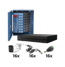 EPCOM PROFESSIONAL KESTX8T16BGPA KESTX8T16BGP/A KIT TurboHD 1080p / DVR 16 Canales /