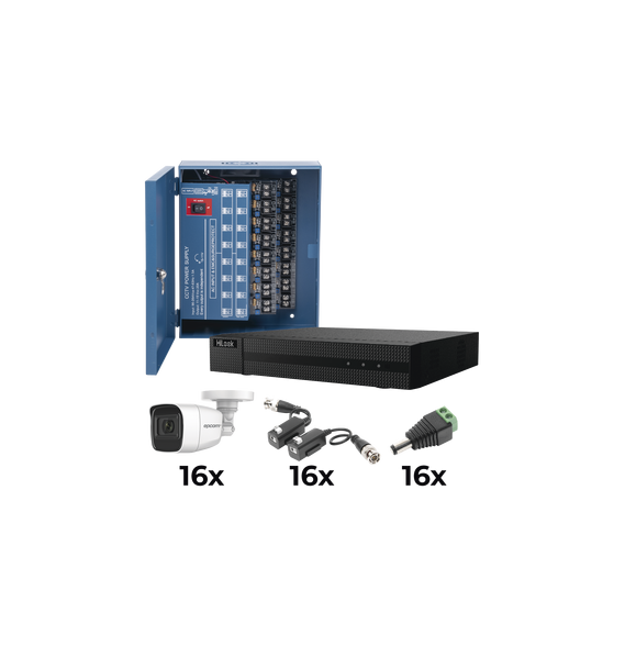 EPCOM PROFESSIONAL KESTX8T16BGPA KESTX8T16BGP/A KIT TurboHD 1080p / DVR 16 Canales /