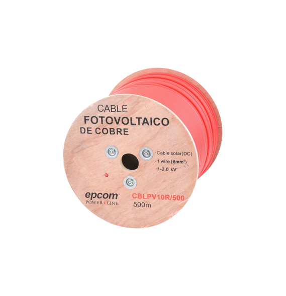EPCOM POWERLINE CBLPV10R500 CBL-PV-10R/500 Carrete de 500 Metros / Cable Fotovoltaico