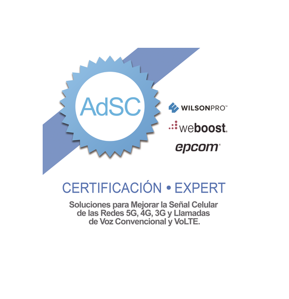 Syscom EXPERTRA EXPERT-RA Certificación en Amplificadores de Señal Celular para Mejor