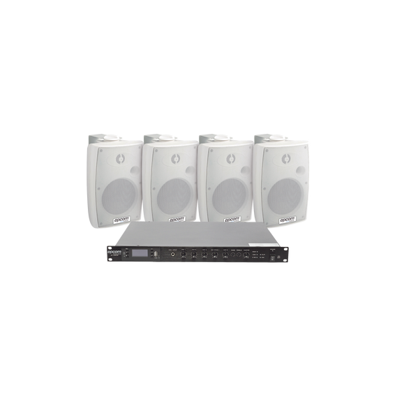 EPCOM PROAUDIO SF120DTB4WSW SF120DTB/4WSW KIT de Amplificador de Audio 120W para Rack