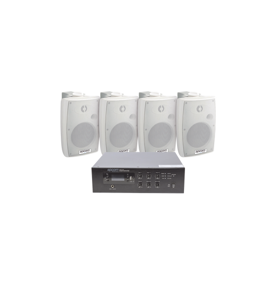 EPCOM PROAUDIO SFB1204WSW SFB120/4WSW KIT de Amplificador de 120W para Escritorio | 4