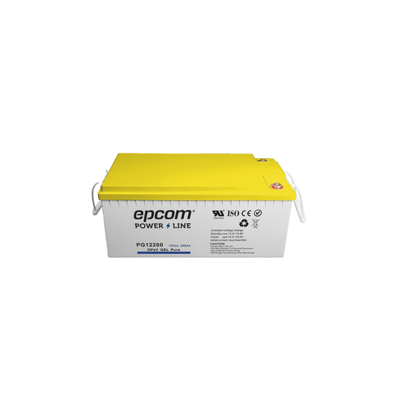 EPCOM POWERLINE PG12200 PG12200 Batería de GEL PURO OPzV / 12 V @ 200 Ah / Ciclo prof