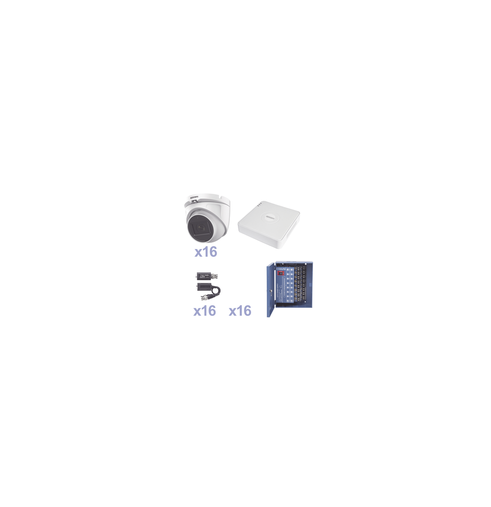 EPCOM PROFESSIONAL KESTXLT16EW KESTXLT16EW KIT TurboHD 1080p Lite / DVR 16 Canales / EPCOM PROFESSIONAL KESTXLT16EW KESTXLT16EW KIT TurboHD 1080p Lite / DVR 16 Canales /