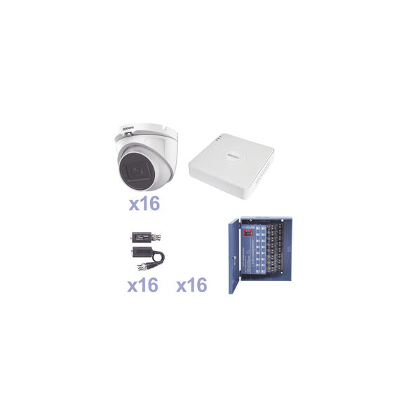 EPCOM PROFESSIONAL KESTXLT16EW KESTXLT16EW KIT TurboHD 1080p Lite / DVR 16 Canales /