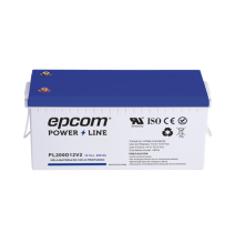 EPCOM POWERLINE PL200D12V2 PL200D12V2 Batería 12 Vcc / 200 Ah / UL / Tecnología AGM-V