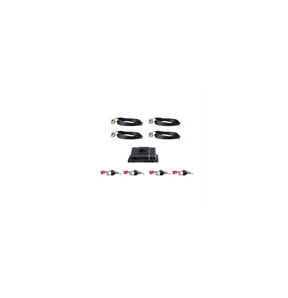 FEDERAL SIGNAL 416129 416-129 Kit Silver Series 2 pares de lámparas estroboscópicas I