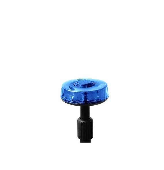 FEDERAL SIGNAL CO400B CO-400-B Luz telescópica trasera azul con mástil de 3 secciones