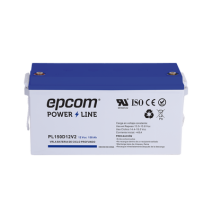 EPCOM POWERLINE PL150D12V2 PL150D12V2 Batería 12 Vcc / 150 Ah / UL / Tecnología AGM-V