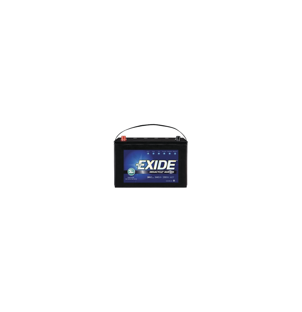 EXIDE MC31 MC-31 Batería Exide Tecnología de AGM Marina 12 V 100 Ah