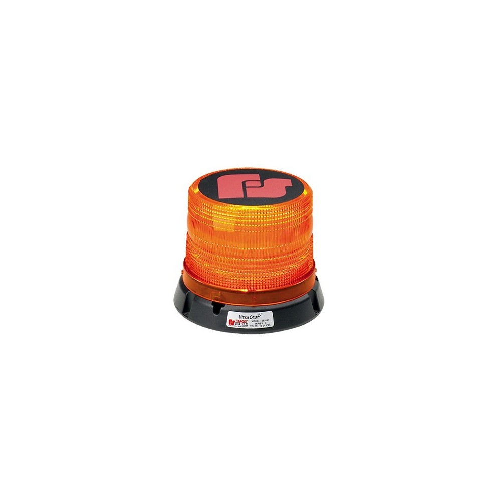 FEDERAL SIGNAL 25265002SC 252-650-02-SC Burbuja para emergencia color ámbar montaje p