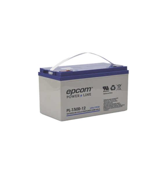 EPCOM POWERLINE PL150D12 PL150D12 Batería Ciclo Profundo 12V 150 Ah / AGM-VRLA / Uso