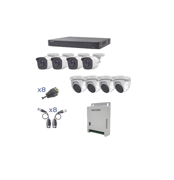 EPCOM PROFESSIONAL KEVTX8T4BW4EW KEVTX8T4BW/4EW KIT TurboHD 1080p / DVR 8 Canales / 4