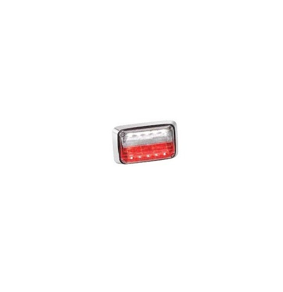 FEDERAL SIGNAL QL73SFCRC QL-73-SF-CRC Luz de advertencia Quadraflare LED con flasher