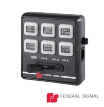 FEDERAL SIGNAL 660000 660-000 Controlador serial de 6 botones para barras de luces