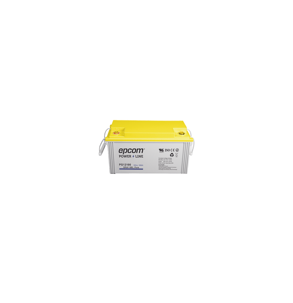 EPCOM POWERLINE PG12100 PG12100 Batería de GEL PURO OPzV / 12 V @ 100 Ah / Ciclo prof EPCOM POWERLINE PG12100 PG12100 Batería de GEL PURO OPzV / 12 V @ 100 Ah / Ciclo prof