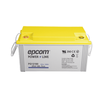 EPCOM POWERLINE PG12100 PG12100 Batería de GEL PURO OPzV / 12 V @ 100 Ah / Ciclo prof