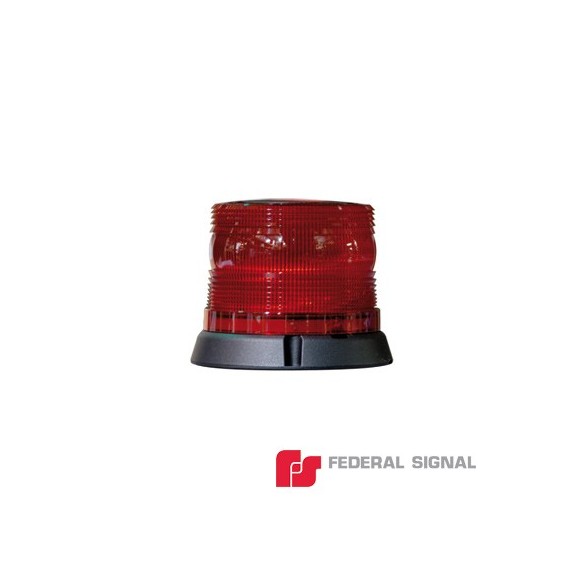 FEDERAL SIGNAL 25265404SC 252-654-04-SC Burbuja para emergencia color rojo montaje pe