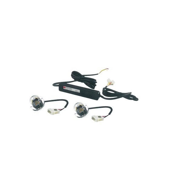 FEDERAL SIGNAL 41620044 416-200-44 Lámparas Ocultas Corner Led Color Rojo Ideales par