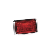 FEDERAL SIGNAL QL64RR QL-64-RR Luz de advertencia Quadraflare LED Mica color Rojo y L