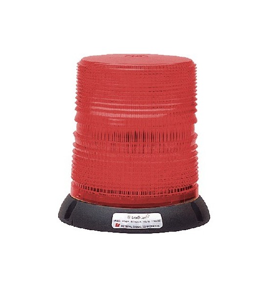 FEDERAL SIGNAL 25014104 250-141-04 Estrobo rojo UltraStar con montaje magnético