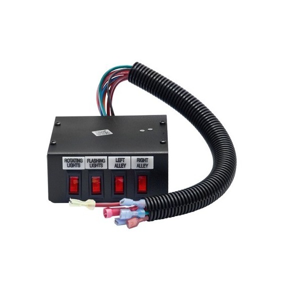 FEDERAL SIGNAL SW200 SW-200 Conjunto de 4 Interruptores para Barra de Luces