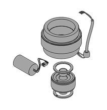 FAAC 63003161 63003161 ESTATOR PARA FAAC 844 CON CONDENSADOR DE 18 UF