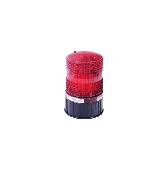 FEDERAL SIGNAL 46212104 462-121-04 Estrobo Renegade color rojo con montaje permanente