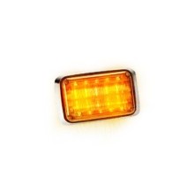 FEDERAL SIGNAL QL64XFCA QL-64-XF-CA Luz de Advertencia Quadraflare Mica Transparente