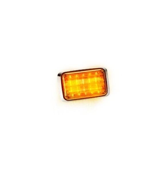 FEDERAL SIGNAL QL64XFCA QL-64-XF-CA Luz de Advertencia Quadraflare Mica Transparente