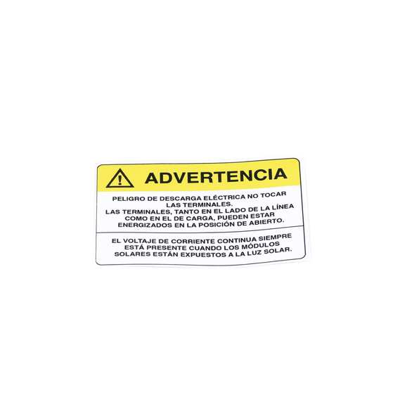 Syscom PVLWARNING20 PVLWARNING/20 Etiqueta de Videovigilancia en Vinil Adhesivo Mate